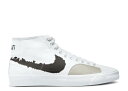 【 NIKE BLAZER COURT MID PREMIUM SB 'WHITE BLACK' / WHITE WHITE BLACK 】 ブレイザー コート...