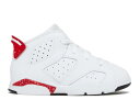 【 AIR JORDAN AIR JORDAN 6 RETRO TD 'RED OREO' / WHITE UNIVERSITY RED BLACK 】 ナイキ 白色 ホワイト 赤 レッド 黒色 ブラック エアジョーダン ベビー