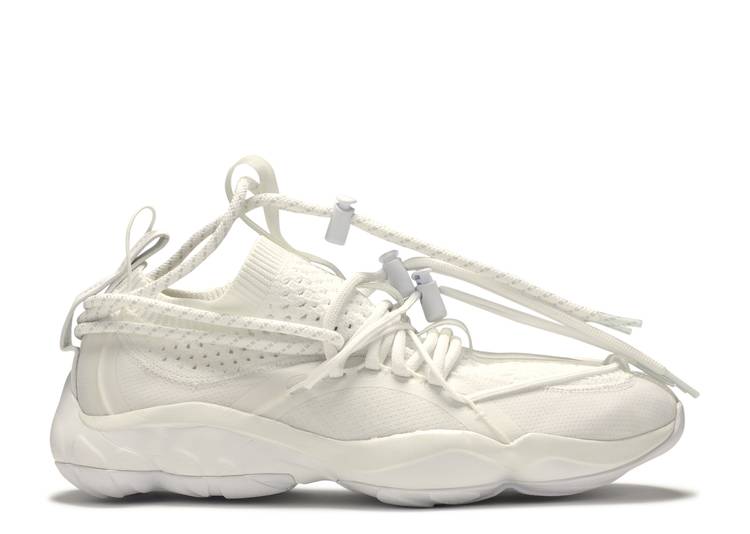 【 REEBOK PYER MOSS X DMX RUN FUSION EXPERIMENT 'SKULL GREY' / WHITE CHALK SKULL GREY 】 リーボック ラン フュージョン 白色 ホワイト 灰色 グレー スニーカー メンズ