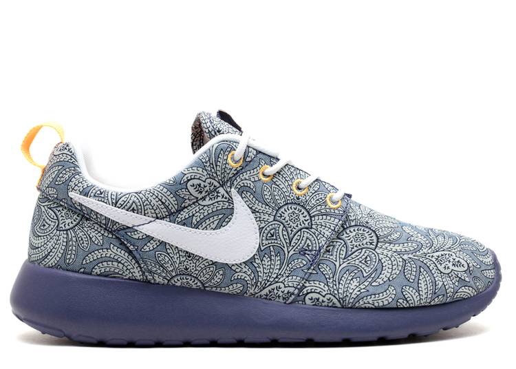 ナイキ NIKE ローシラン 青色 ブルー 'LIBERTY' スニーカー レディース 【 NIKE WMS ROSHERUN LIB QS BLUE RECALL WHITEATOMIC MANGO 】