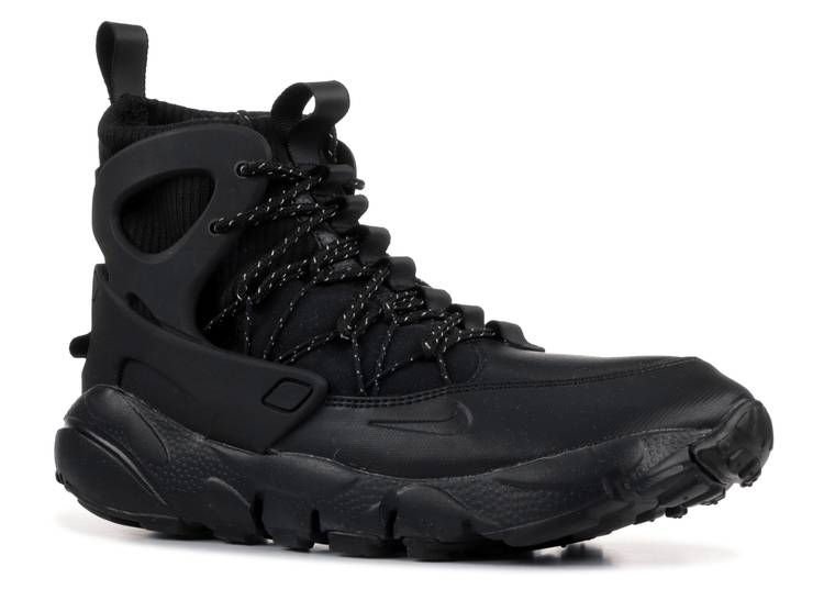 ナイキ NIKE ミッド 黒色 ブラック 白色 ホワイト 'BLACK' スニーカー レディース 【 NIKE WMNS AIR FOOTSCAPE MID BLACK SUMMIT WHITE 】