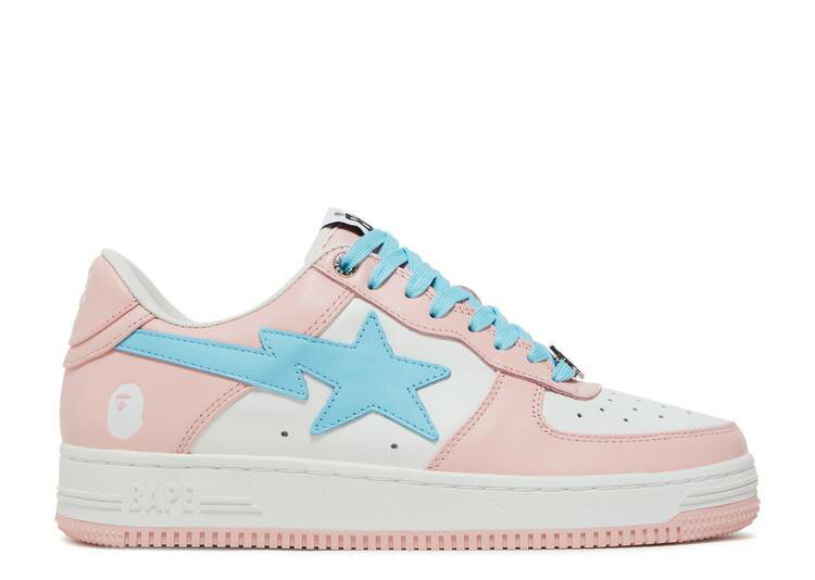 【 BAPE BAPESTA 'PASTEL PACK - PINK' / PINK BLUE 】 ピンク 青色 ブルー スニーカー メンズ ベイプ