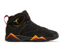 【 AIR JORDAN AIR JORDAN 7 RETRO GS 'CITRUS' 2022 / BLACK CITRUS VARSITY RED 】 ナイキ 黒色 ブラック 赤 レッド エアジョーダン ジュニア キッズ ベビー マタニティ スニーカー