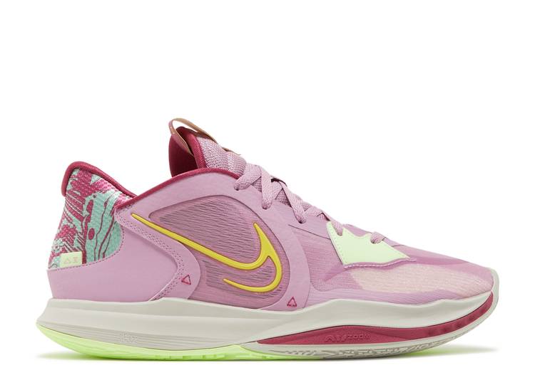 【 NIKE KYRIE LOW 5 'ORCHID' / ORCHID YELLOW STRIKE LIGHT BONE 】 カイリー 黄色 イエロー ストラ..