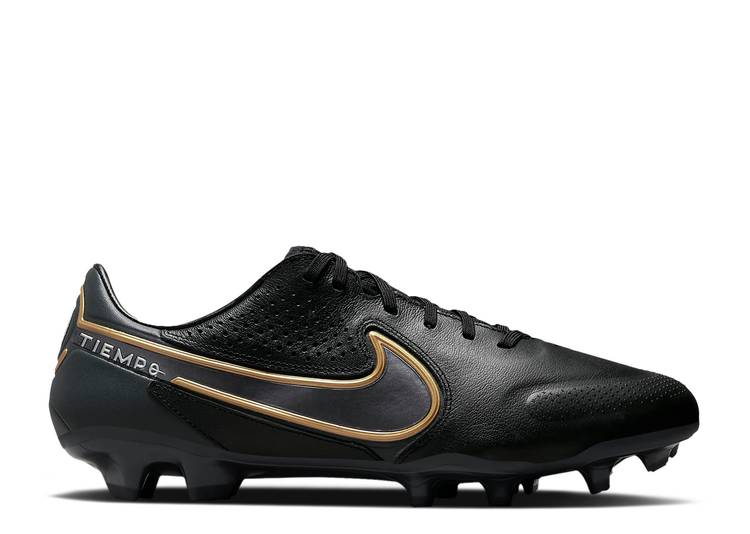 y NIKE TIEMPO LEGEND 9 PRO FG 'BLACK METALLIC GOLD' / BLACK ANTHRACITE METALLIC GOLD z eBG| WFh v F ubN S[h Xj[J[ Y iCL