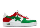 y BAPE BAPESTA M1 'ITALY' / GREEN RED WHITE z  O[  bh F zCg Xj[J[ Y xCv