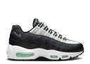 【 NIKE AIR MAX 95 RECRAFT GS 'ANTHRACITE WHITE MINT FOAM' / ANTHRACITE BLACK SUMMIT WHITE 】 マックス 白色 ホワイト 黒色 ブラック エアマックス ジュニア キッズ ベビー マタニティ スニーカー ナイキ