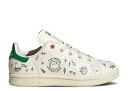 【 ADIDAS ANDRé SARAIVA X STAN SMITH LITTLE KID 'THE WORLD NEEDS LOVE' / CREAM WHITE CREAM WHITE CORE BLACK 】 アディダス クリーム 白色 ホワイト コア 黒色 ブラック スタンスミス ジュニア キッズ ベビー マタニテ