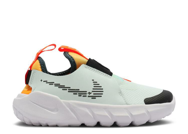  NIKE FLEX RUNNER 2 PS 'BARELY GREEN' / BARELY GREEN BLACK WHITE   ...