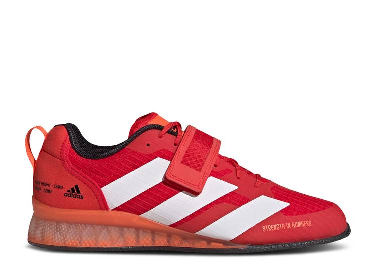 y ADIDAS ADIPOWER WEIGHTLIFTING 3 'VIVID RED WHITE' / VIVID RED CLOUD WHITE IMPACT z AfB_X  bh F zCg CpNg Xj[J[ Y