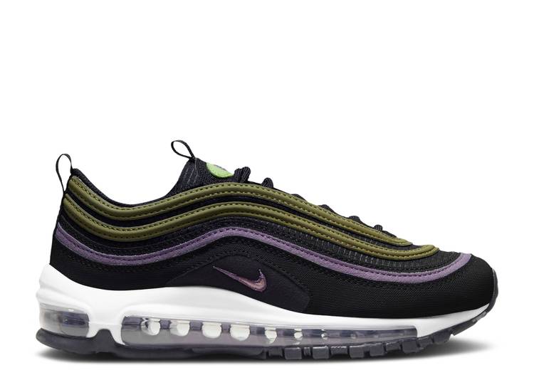 【 NIKE AIR MAX 97 GS 'JOKER' / BLACK CANYON PURPLE VIVID GREEN 】 マックス 黒色 ブラック 紫 パープル 緑 グリーン エアマックス ジュニア キッズ ベビー マタニティ スニーカー ナイキ