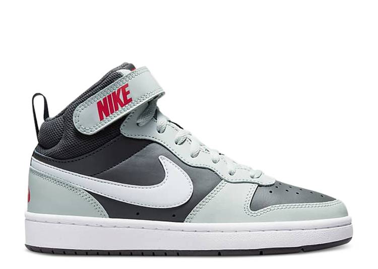 【 NIKE COURT BOROUGH MID 2 GS 'MEDIUM ASH LIGHT SILVER' / MEDIUM ASH LIGHT SILVE...