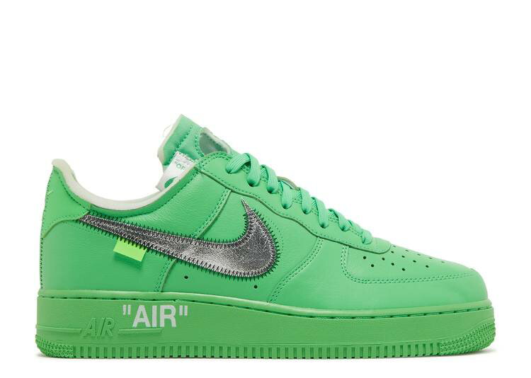 y NIKE OFF-WHITE X AIR FORCE 1 LOW 'BROOKLYN' / LIGHT GREEN SPARK z ItzCg  O[ GAtH[X Xj[J[ Y iCL