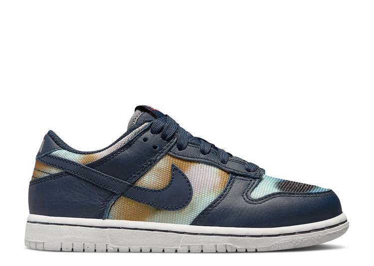 【 NIKE DUNK LOW SE PS 'GRAFFITI - OBSIDIAN' / OBSIDIAN SUMMIT WHITE SPORT GREY 】 ダンク 白色 ホワイト 灰色 グレー ダンクロー ジュニア キッズ ベビー マタニティ スニーカー ナイキ