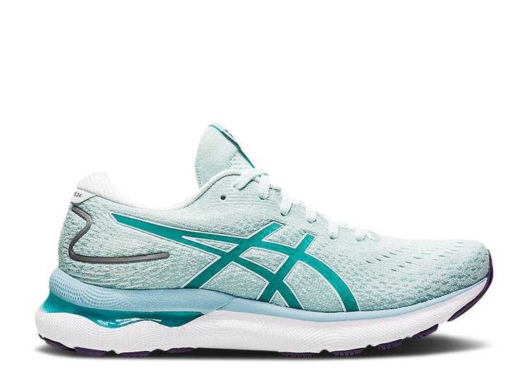 【 ASICS WMNS GEL NIMBUS 24 'SOOTHING SEA' / SOOTHING SEA SEA GLASS 】 スニーカー レディース アシックス