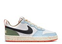 【 NIKE COURT BOROUGH LOW 2 GS 'WHITE ALABASTER SPECKLED' / WHITE BLACK SAIL ALAB...