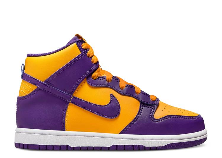 【 NIKE DUNK HIGH PS 'LAKERS' / COURT PURPLE GOLD 】 ダンク ハイ コート 紫 パープル ゴールド ダンクハイ ...