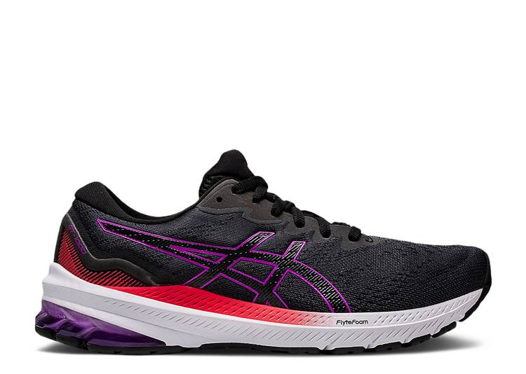 【 ASICS WMNS GT 1000 11 WIDE 'BLACK ORCHID' / BLACK ORCHID 】 黒色 ブラック スニーカー レディース アシックス