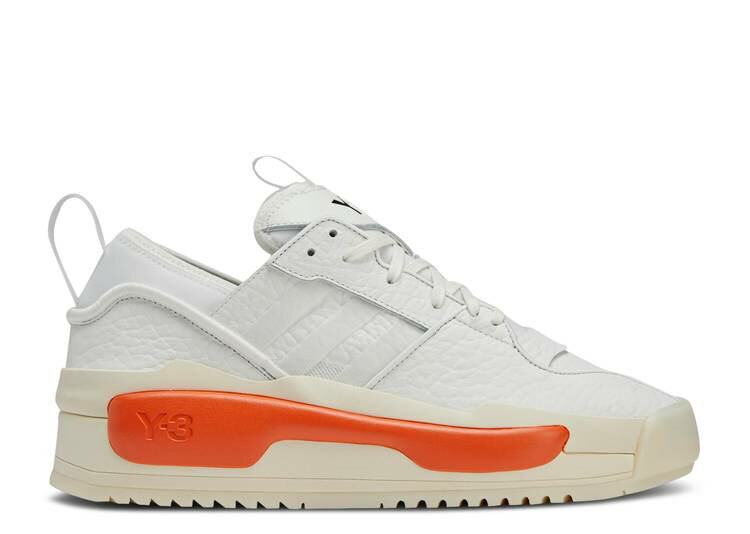 【 ADIDAS Y-3 HOKORI 2 'WHITE ORANGE' / CORE WHITE CREAM WHITE ORANGE 】 アディダス コア 白色 ホワイト クリーム 橙 オレンジ スニーカー メンズ