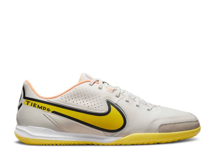 【 NIKE TIEMPO LEGEND 9 ACADEMY IC 'PHANTOM YELLOW STRIKE' / PHANTOM SUNSET GLOW YELLOW 】 ティエンポ レジェンド アカデミー 黄色 イエロー スニーカー メンズ ナイキ