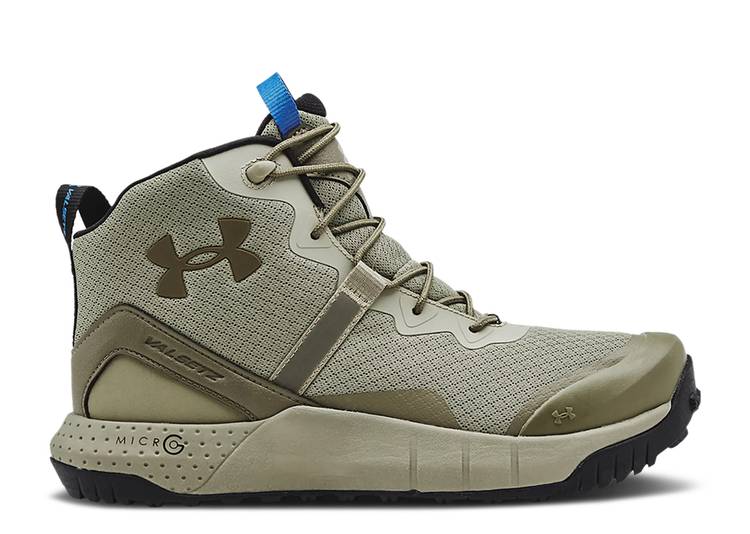 y UNDER ARMOUR MICRO G VALSETZ MID 'KHAKI GREY TENT' / KHAKI GREY TENT z ~N ~bh DF O[ J[L A_[A[}[ Xj[J[ Y