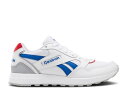 【 REEBOK GL 1000 'WHITE VECTOR BLUE' / FOOTWEAR WHITE VECTOR BLUE 】 リーボック 白色 ホワイト 青色 ブルー スニーカー メンズ