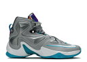 【 NIKE LEBRON 13 'HOLOGRAM' / WOLF GREY WHITE BLUE LAGOON 】 レブロン サーティーン 灰色 グレー 白色 ホワイト 青色 ブルー スニーカー メンズ ナイキ