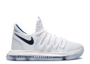 【 NIKE KD 10 GS 'NUMBERS' / WHITE GAME ROYAL 】 白色 ホワイト ゲーム ゲームロイヤル 青 ブルー ジュニア キッズ ベビー マタニティ スニーカー ナイキ