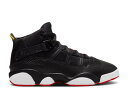 【 AIR JORDAN JORDAN 6 RINGS PS 'BRED' / BLACK WHITE YELLOW STRIKE 】 ナイキ リング 黒色 ブラック 白色 ホワイト 黄色 イエロー ストライク エアジョーダン ジュニア キッズ ベビー マタニティ スニーカー(4)