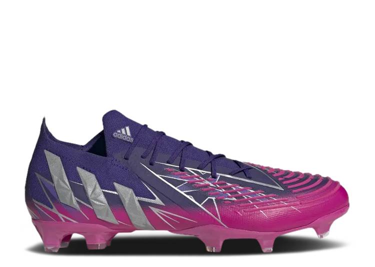 【 ADIDAS PREDATOR EDGE.1 LOW FG 'UEFA CHAMPIONS LEAGUE' / TEAM COLLEGE PURPLE SILVER 】 アディダス プレデター チーム カレッジ 紫 パープル 銀色 シルバー スニーカー メンズ