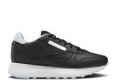 【 REEBOK CLASSIC LEATHER SP BIG KID 'BLACK GLASS BLUE' / CORE BLACK GLASS BLUE FOOTWEAR 】 リーボック クラシック レザー コア 黒色 ブラック 青色 ブルー ジュニア キッズ ベビー マタニティ スニーカー