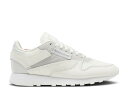 【 REEBOK WMNS CLASSIC LEATHER 'CHALK COLD GREY' / CHALK COLD GREY FOOTWEAR WHITE 】 リーボック クラシック レザー 灰色 グレー 白色 ホワイト スニーカー レディース