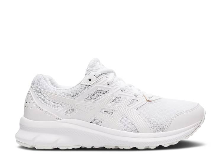 【 ASICS JOLT 3 GS 'TRIPLE WHITE' / WHITE WHITE 】 白色 ホワイト ジュニア キッズ ベビー マタニテ..