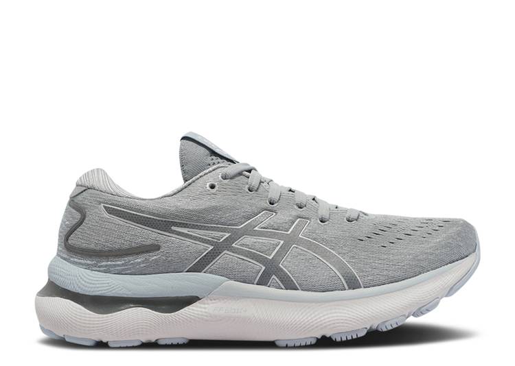 【 ASICS WMNS GEL NIMBUS 24 WIDE 'PIEDMONT GREY' / PIEDMONT GREY WHITE 】 灰色 グレー 白色 ホワイト スニーカー レディース アシックス