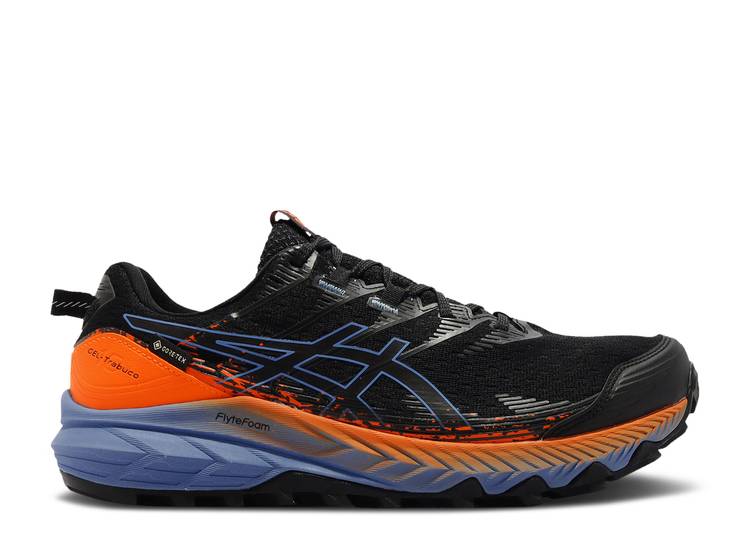 【 ASICS GEL TRABUCO 10 GORE-TEX 'BLACK BLUE HARMONY' / BLACK BLUE HARMONY 】 ゴアテックス 青色 ブルー 黒色 ブラック スニーカー メンズ アシックス