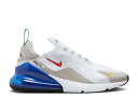 【 NIKE AIR MAX 270 'WHITE GAME ROYAL' / WHITE GAME ROYAL MALACHITE 】 マックス ゲーム 白色 ホワイト エアマックス ゲームロイヤル 青 ブルー' ブルー スニーカー メンズ ナイキ