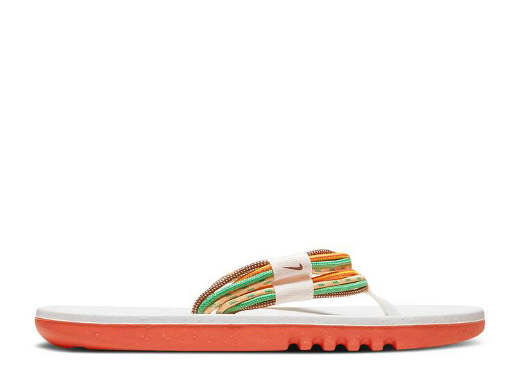 【 NIKE ECOHAVEN SLIDE NEXT NATURE 'SAIL MANTRA ORANGE' / SAIL STADIUM GREEN YELLOW OCHRE 】 サンダル スタジアム 緑 グリーン 黄色 イエロー スニーカー メンズ ナイキ