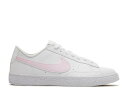 【 NIKE BLAZER LOW GS 'WHITE PINK FOAM' / WHITE PINK FOAM 】 ブレイザー ピンク 白色 ホワイト ジュニア キッズ ベビー マタニティ スニーカー ナイキ 1