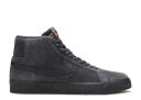 【 NIKE ZOOM BLAZER MID ISO SB 'ORANGE LABEL - DARK SMOKE GREY' / DARK SMOKE GREY BLACK DARK 】 ズーム ブレイザー ミッド エスビー 灰色 グレー 黒色 ブラック スニーカー メンズ ナイキ