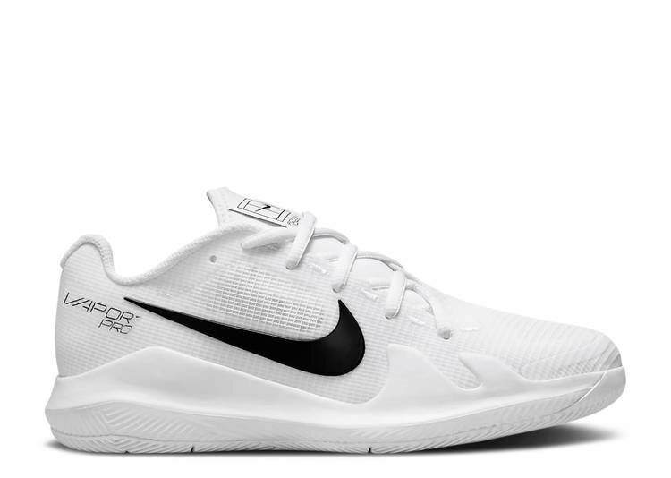 【 NIKE NIKECOURT VAPOR PRO GS 'WHITE BLACK' / WHITE BLACK 】 コート プロ 白色 ホワイト 黒色 ブラ...
