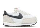【 NIKE WAFFLE TRAINER 2 TD 'WHITE SAIL' / WHITE SAIL SUMMIT WHITE BLACK 】 ワッフル ト...
