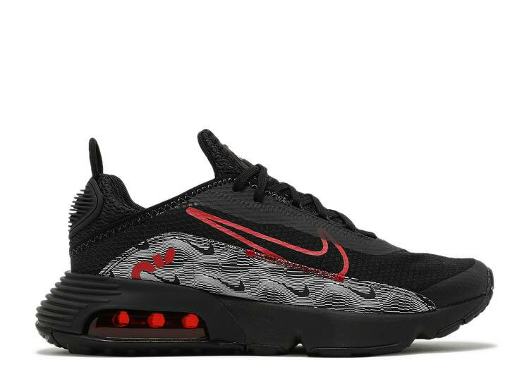 【 NIKE AIR MAX 2090 GS 'TOPOGRAPHY' / BLACK WHITE UNIVERSITY RED 】 マックス 黒色 ブラック 白色 ホワイト 赤 レッド エアマックス ジュニア キッズ ベビー マタニティ スニーカー ナイキ