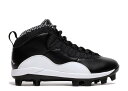 y AIR JORDAN JORDAN RETRO 10 MCS 'BLACK WHITE' / WHITE BLACK WHITE z iCL F zCg F ubN GAW[_ Xj[J[ Y