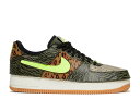 【 NIKE AIR FORCE 1/1 039 ANIMAL PRINT 039 / MEDIUM OLIVE RATTAN BLACK VOLT 】 オリーブ 黒色 ブラック エアフォース スニーカー メンズ ナイキ