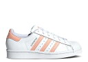 アディダス ADIDAS アディダス スーパースター 白色 ホワイト 'WHITE CORAL' ジュニア キッズ 【 SUPERSTAR ADIDAS J HAZE CLOUD WHITE CORAL 】 【送料無料・関税込み・追加料金なし・海外限定】