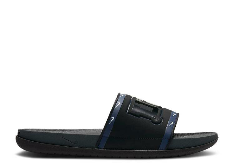 【 NIKE OFFCOURT SLIDE 'PENN STATE' / BLACK COLLEGE NAVY WHITE 】 サンダル 黒色 ブラック カレッジ 紺色 ネイビー 白色 ホワイト 'ペンシルバニアステイト' スニーカー メンズ ナイキ