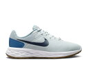 【 NIKE REVOLUTION 6 EXTRA WIDE 'PURE PLATINUM THUNDER BLUE' / PURE PLATINUM DARK MARINA BLUE 】 レボリューション プラチナム サンダー ピュア 青色 ブルー スニーカー メンズ ナイキ