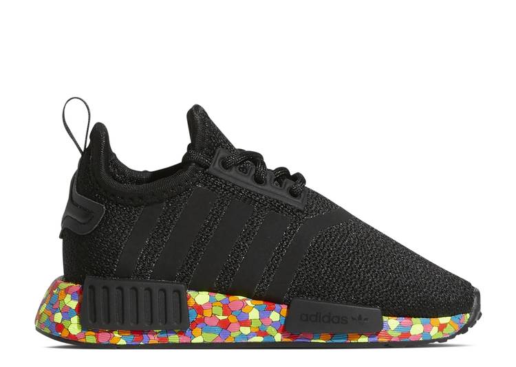 【 ADIDAS NMD RUNNER I 'MOSAIC - BLACK' / CORE BLACK CORE BLACK CLOUD 】 アディダス コア 黒色 ブラック ベビー