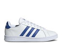 【 ADIDAS GRAND COURT 'WHITE ROYAL BLUE' / CLOUD WHITE ROYAL BLUE CLOUD 】 アディダス グランド コート 白色 ホワイト 青色 ブルー スニーカー メンズ