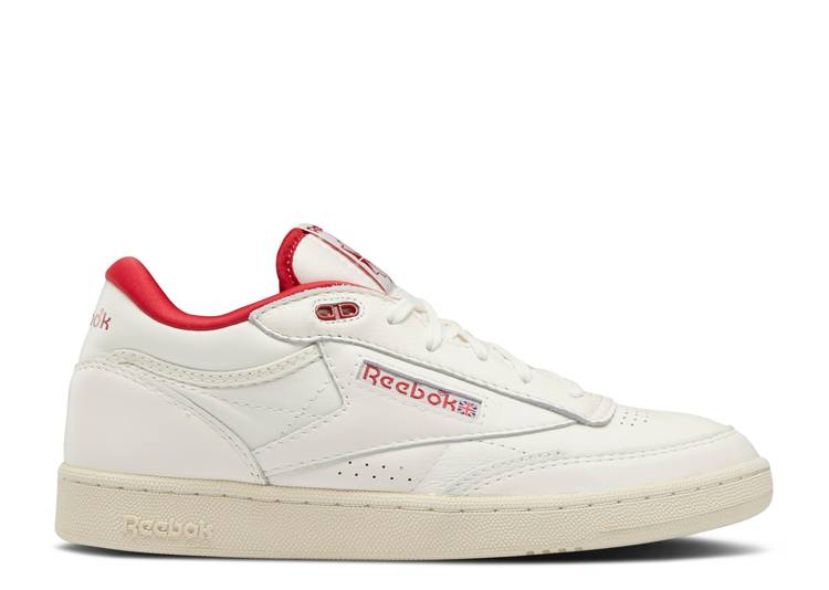 【 REEBOK CLUB C MID 2 VINTAGE 'CHALK FLASH RED' / CHALK ALABASTER FLASH RED 】 リーボック クラブ ミッド ビンテージ ヴィンテージ 赤 レッド スニーカー メンズ